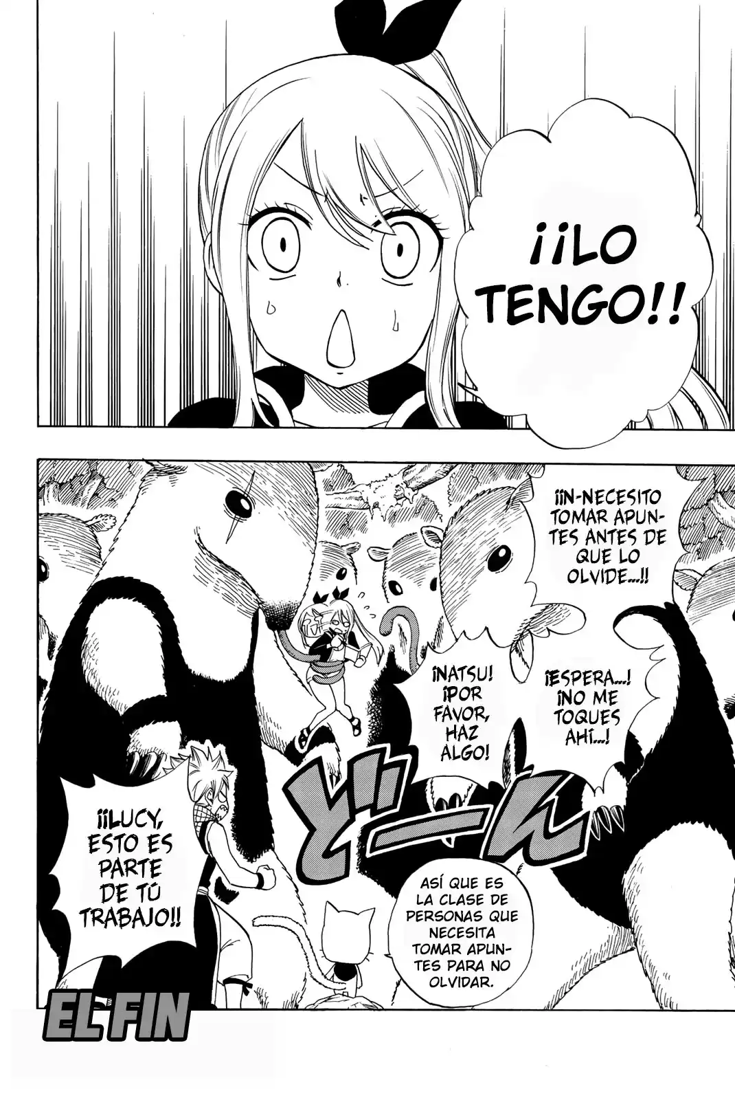 Fairy Tail: 100 Years Quest Capitulo 18.5: Omake Lucy Preocupada página 5