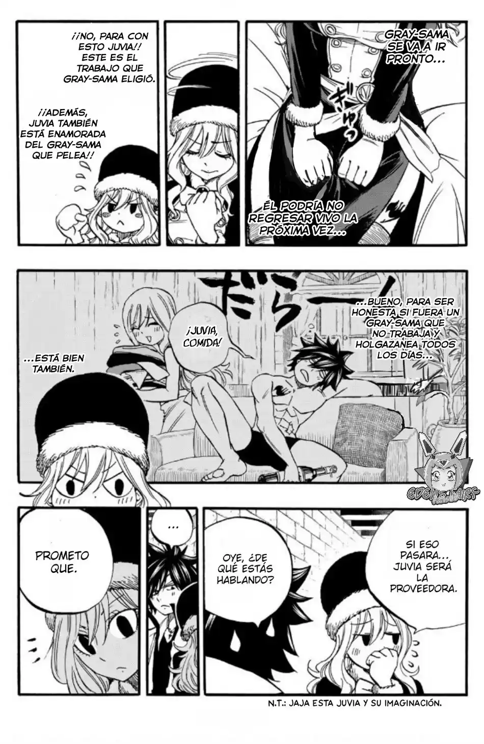 Fairy Tail: 100 Years Quest Capitulo 81.5: Omake Juvia Apegada página 3