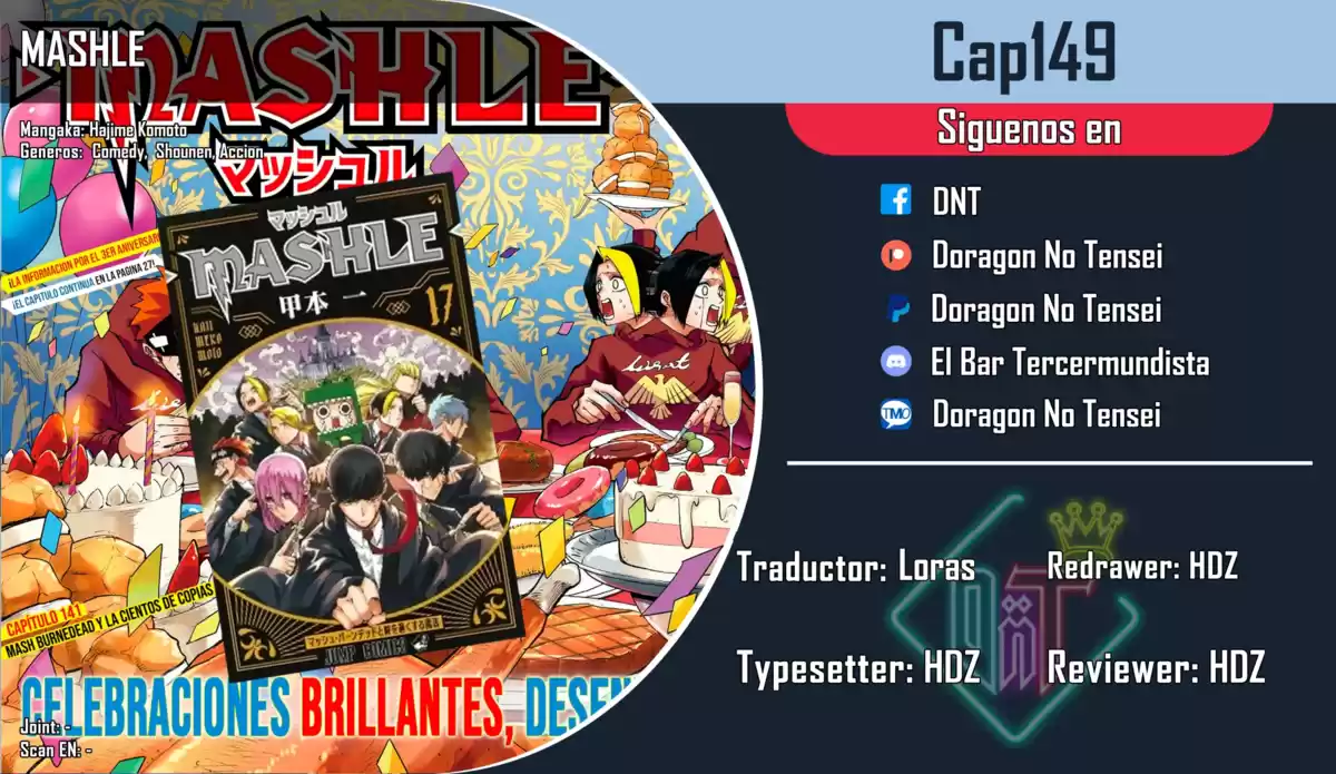 MASHLE Capitulo 149: Innocent Zero y la magia imparable página 1