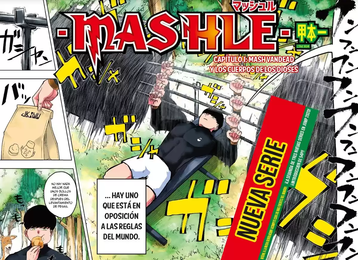 MASHLE Capitulo 1: Mash Vandead y los músculos forjados página 3