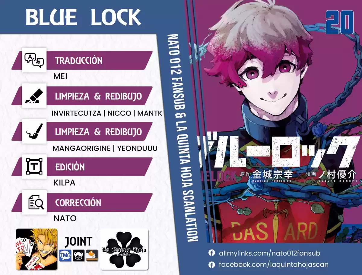 Blue Lock Capitulo 182: Meta Visión página 1