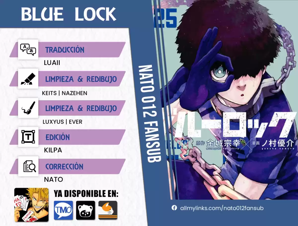 Blue Lock Capitulo 230: Amigo página 1