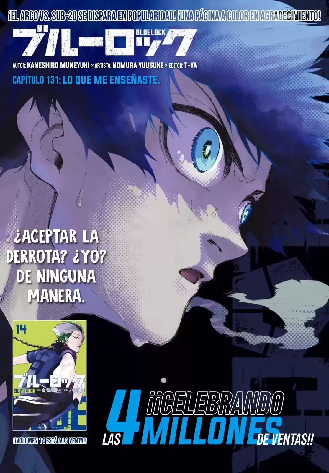 Blue Lock Capitulo 131: Lo que me enseñaste. página 2