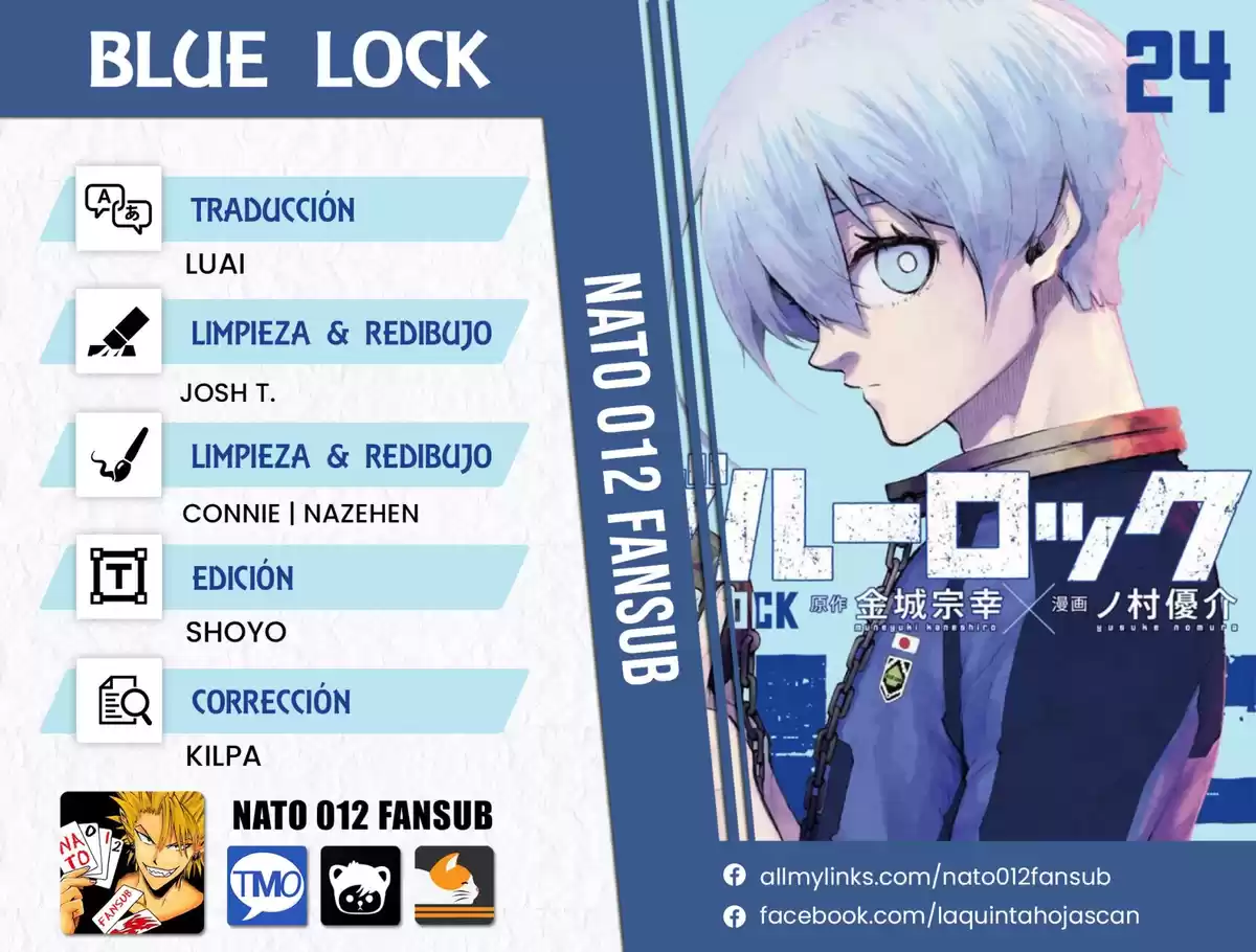 Blue Lock Capitulo 217: Ojo del depredador página 1