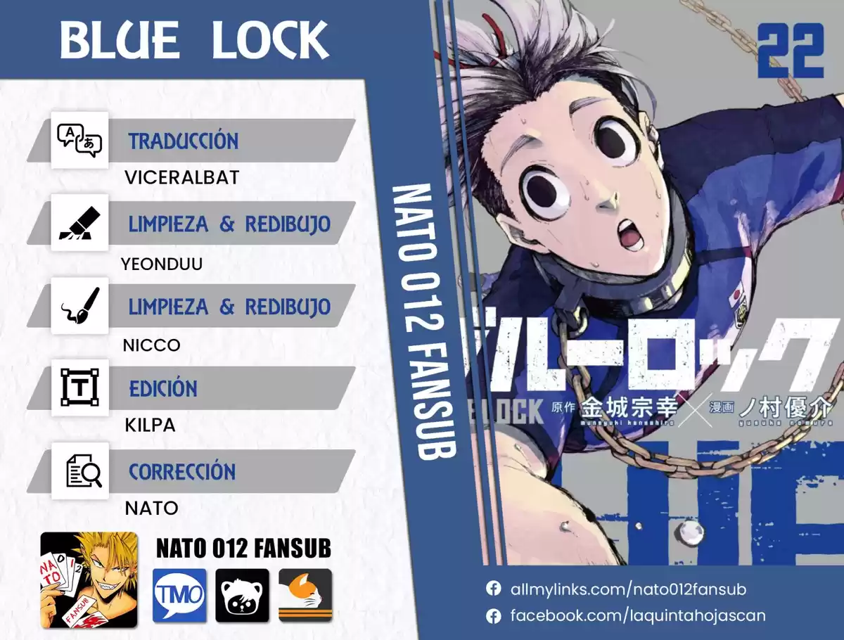 Blue Lock Capitulo 196: Fantasía. página 1