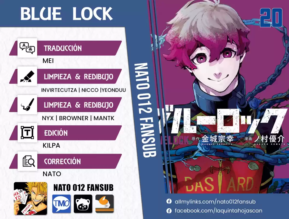 Blue Lock Capitulo 186: Karma página 1