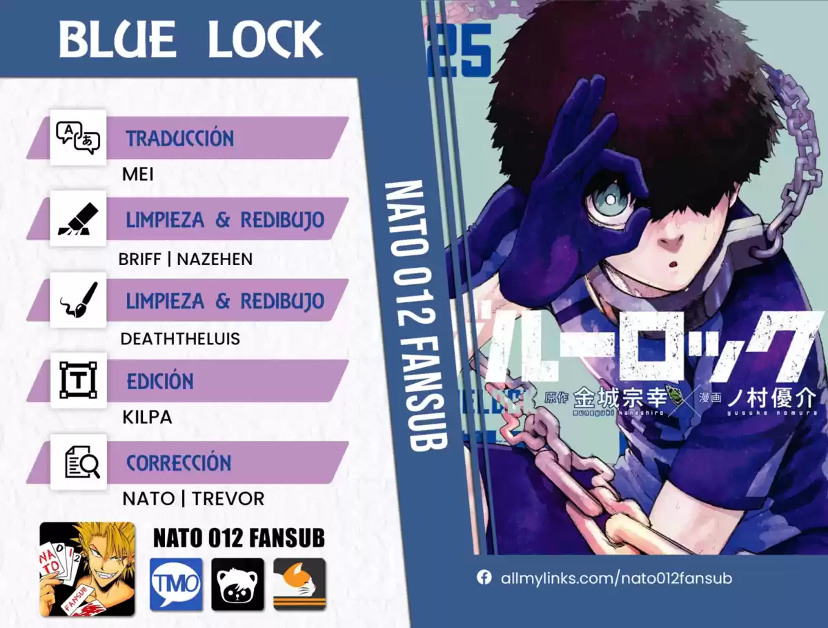 Blue Lock Capitulo 225: Batalla de ataque página 1