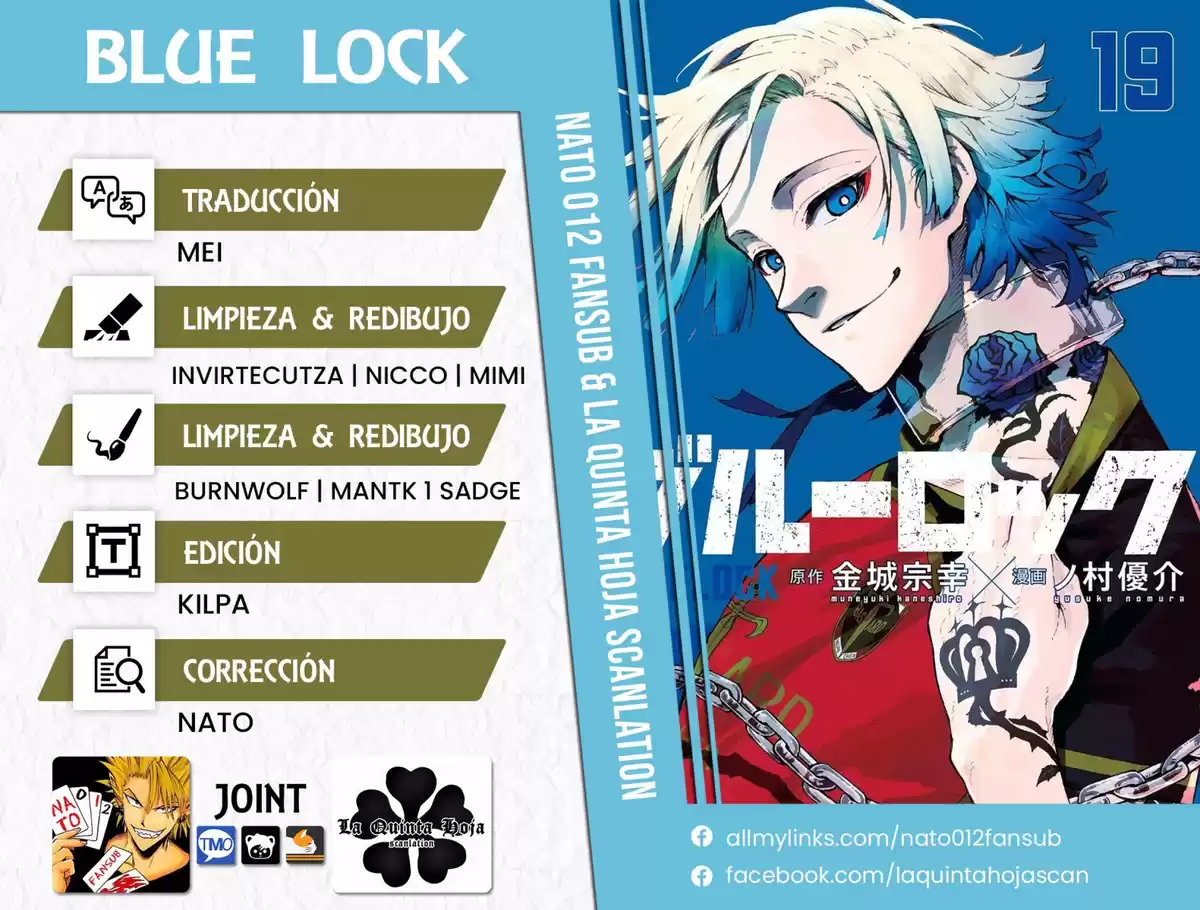 Blue Lock Capitulo 176: 44 página 1