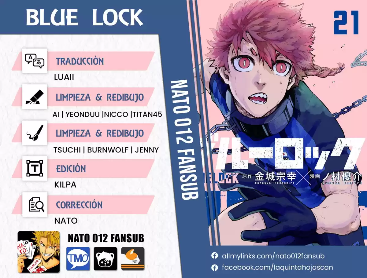 Blue Lock Capitulo 193: Colmillos página 1