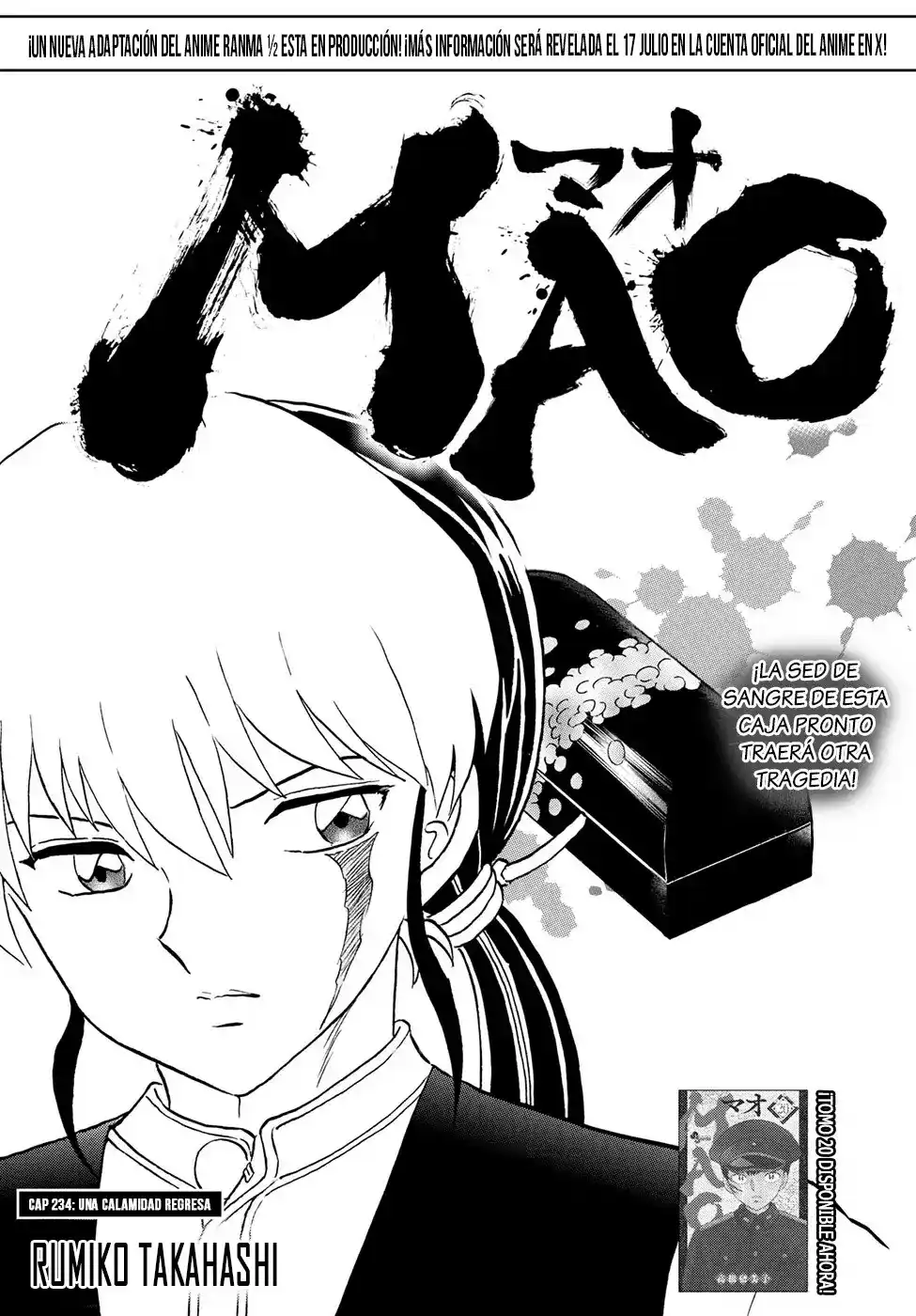 Mao Capitulo 234: Una Calamidad Regresa página 1