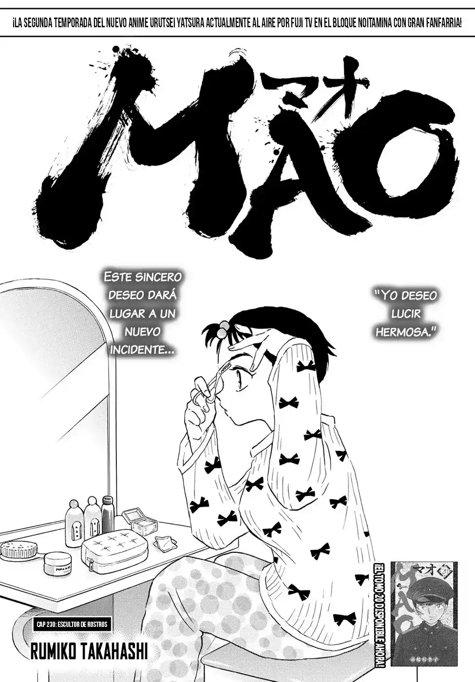 Mao Capitulo 230: Escultor De Rostros página 1