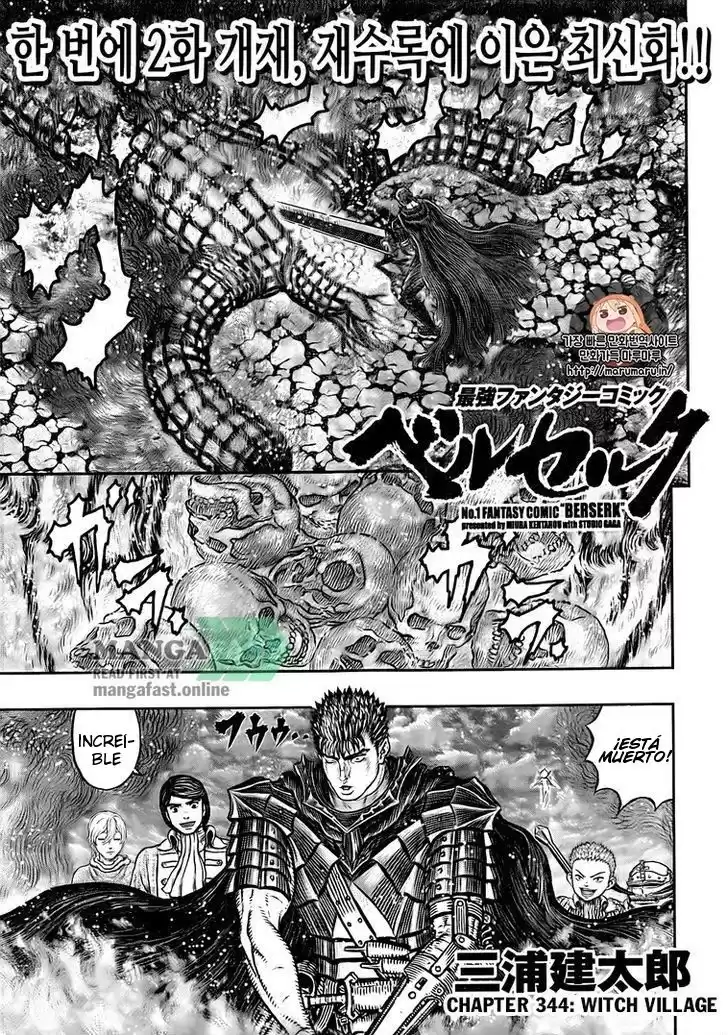 Berserk Capitulo 344: Pueblo de Brujas página 2