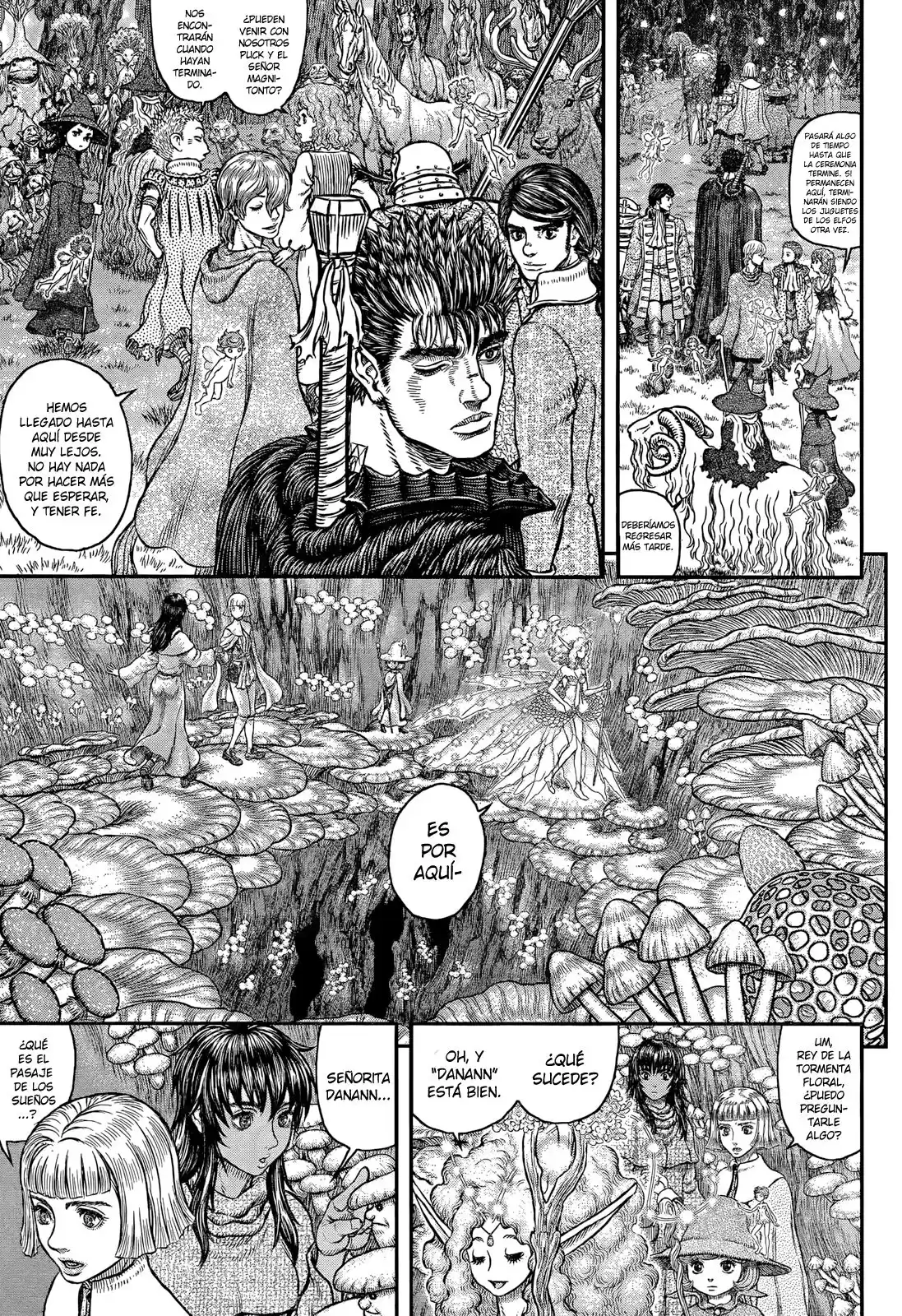 Berserk Capitulo 347: El Rey de la Tormenta Floral página 9