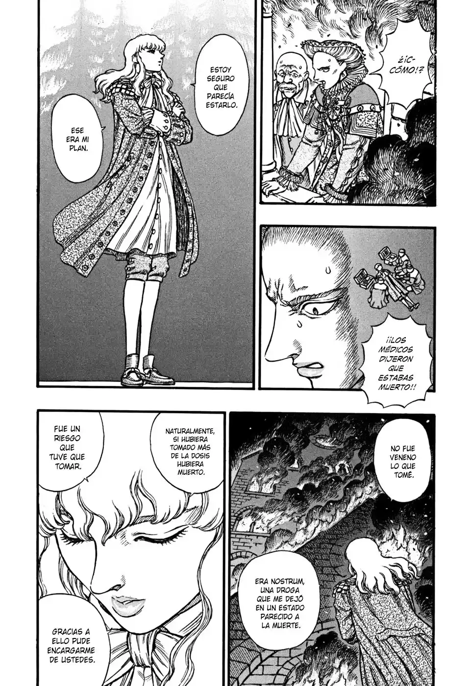 Berserk Capitulo 32: Tumba de llamas (2) página 4