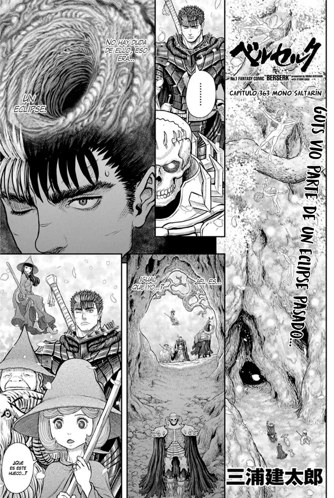 Berserk Capitulo 363: Mono Saltarín página 1