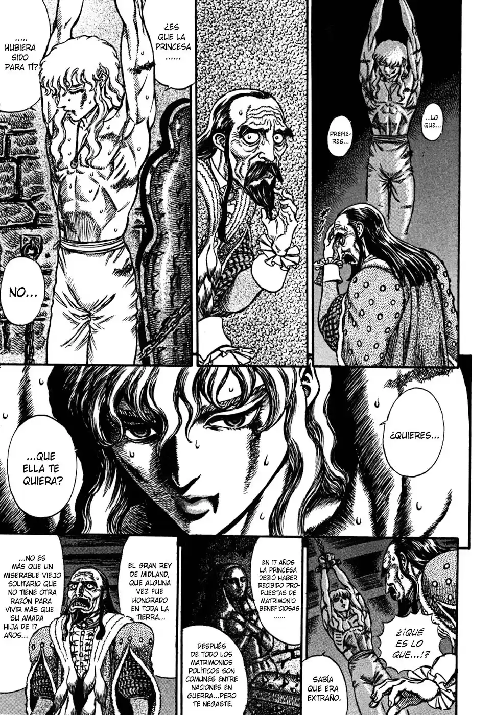 Berserk Capitulo 39: El halcón caído página 8