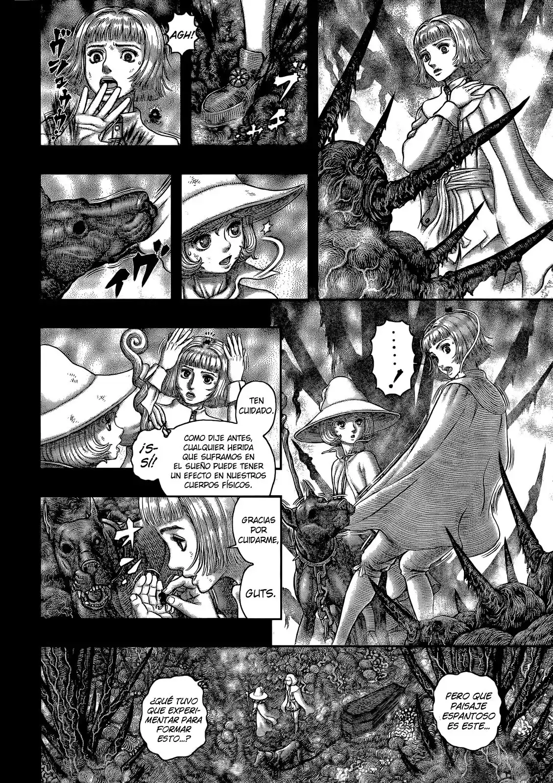 Berserk Capitulo 351: Bosque de Cuerpos y Pinos Punzantes página 3