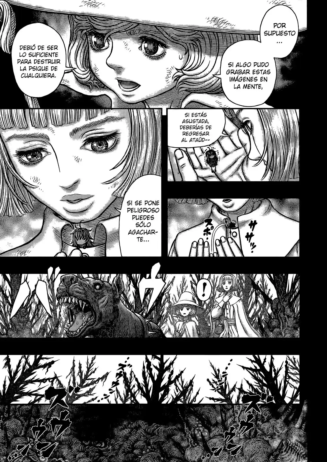 Berserk Capitulo 351: Bosque de Cuerpos y Pinos Punzantes página 4