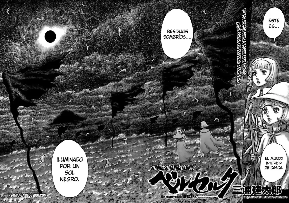 Berserk Capitulo 348: Residuos Sombríos página 3