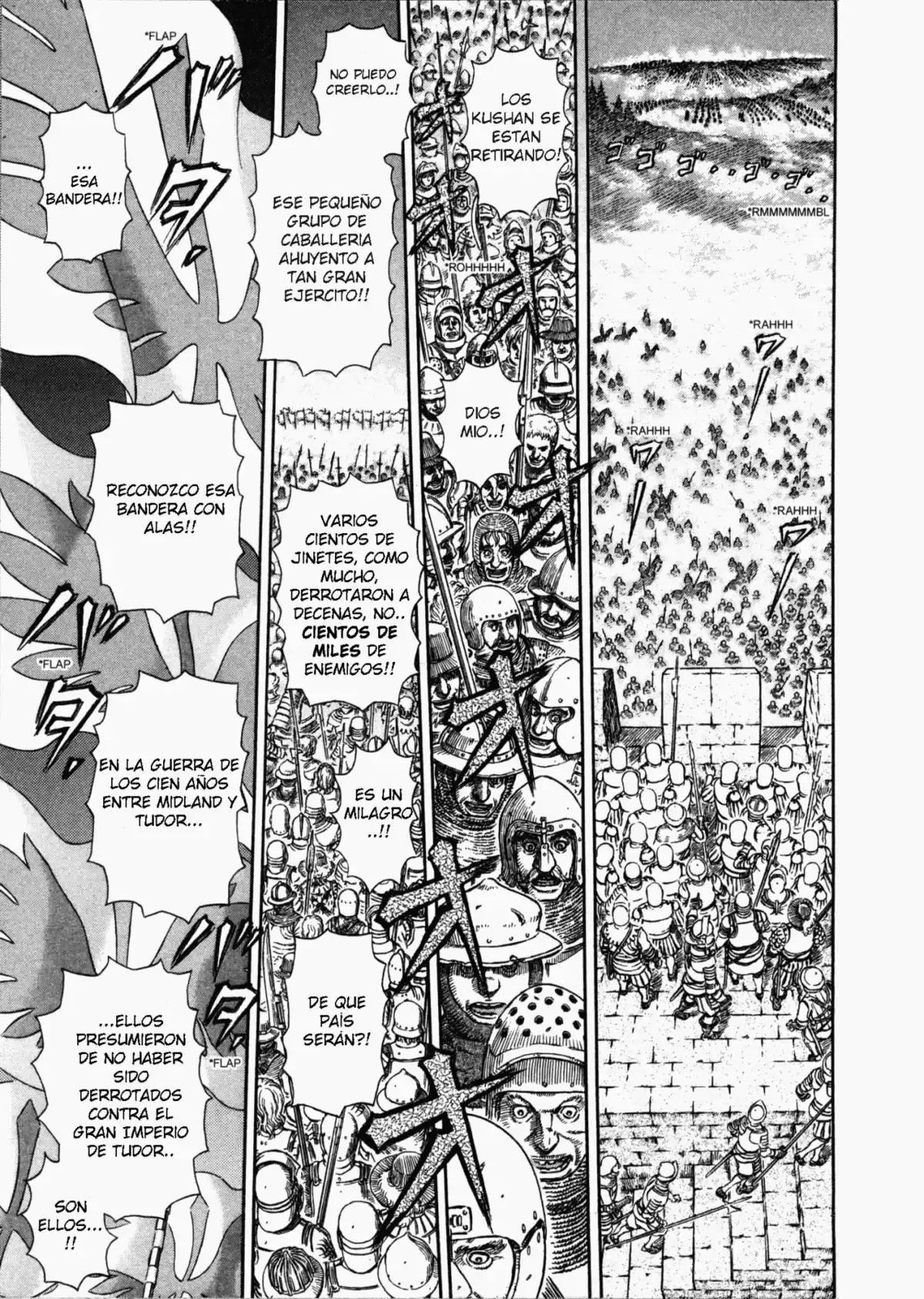 Berserk Capitulo 284: El Ejército regular de la tierra Media página 3