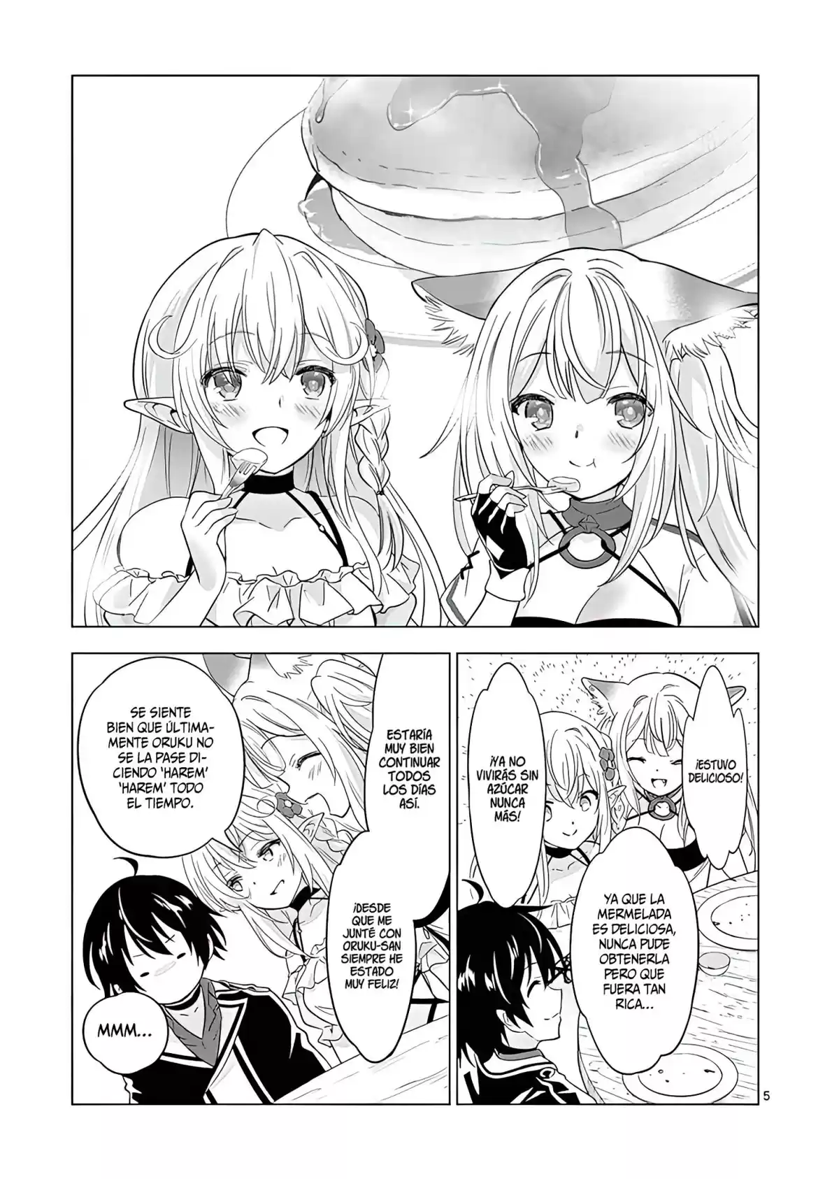 Shijou Saikyou Orc-san no Tanoshii Tanetsuke Harem Zukuri Capitulo 45: Dulces para alegrar a las chicas. página 8