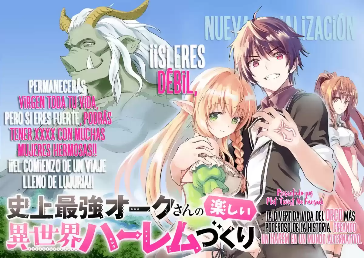 Shijou Saikyou Orc-san no Tanoshii Tanetsuke Harem Zukuri Capitulo 1: La divertida vida del orco más poderoso de la historia, creando un harem en un mundo alternativo página 4