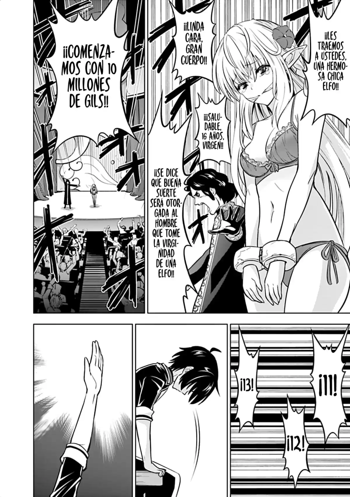 Shijou Saikyou Orc-san no Tanoshii Tanetsuke Harem Zukuri Capitulo 12: La Subasta de Oruku página 6