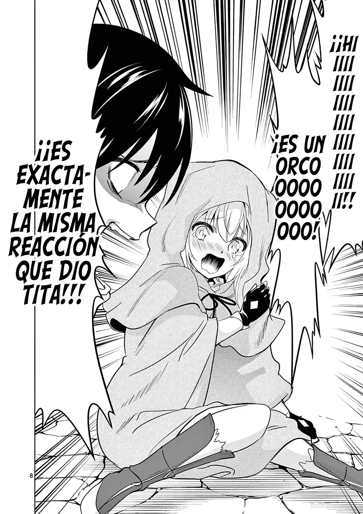 Shijou Saikyou Orc-san no Tanoshii Tanetsuke Harem Zukuri Capitulo 26: El Orco y la Sacerdotisa de la Espada. página 10