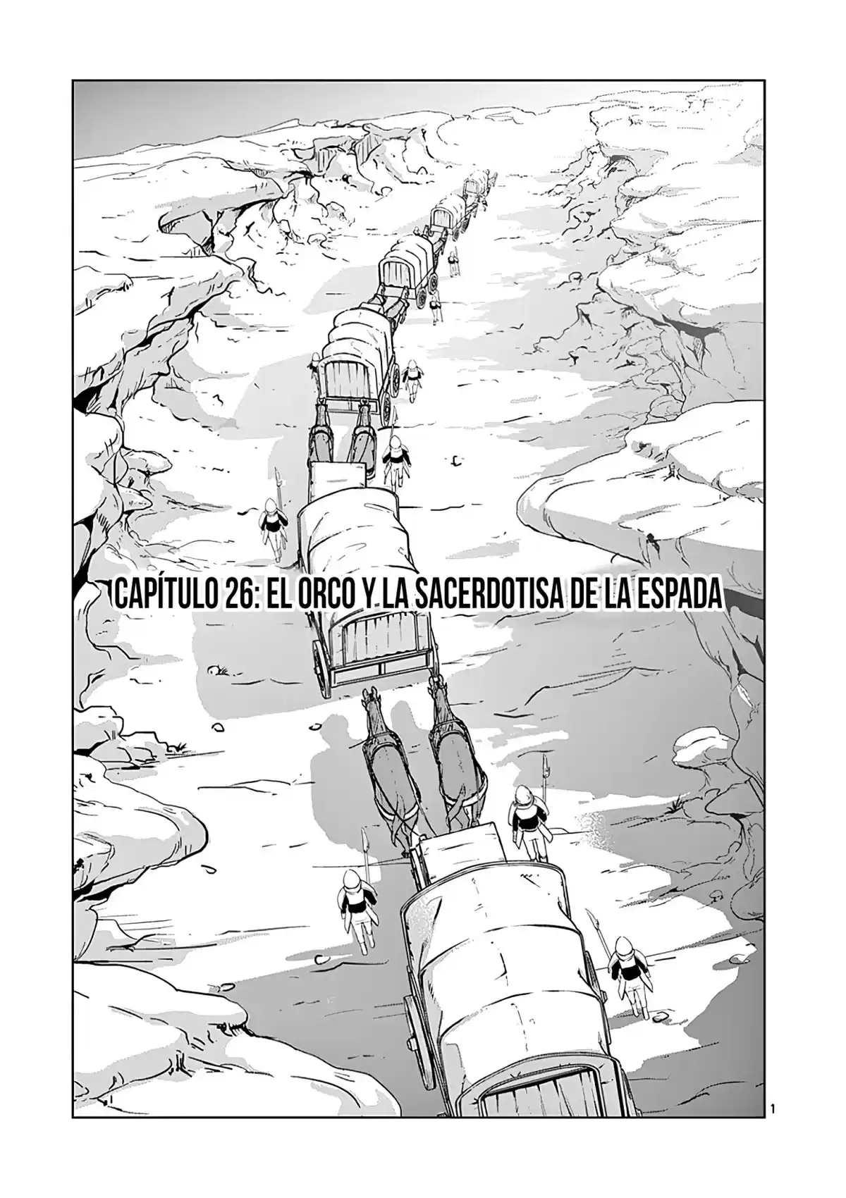 Shijou Saikyou Orc-san no Tanoshii Tanetsuke Harem Zukuri Capitulo 26: El Orco y la Sacerdotisa de la Espada. página 3