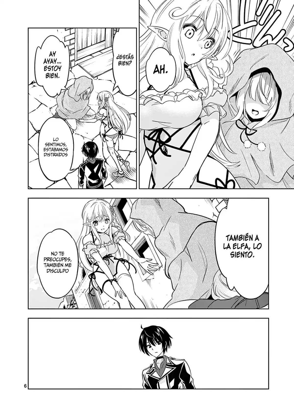 Shijou Saikyou Orc-san no Tanoshii Tanetsuke Harem Zukuri Capitulo 26: El Orco y la Sacerdotisa de la Espada. página 8