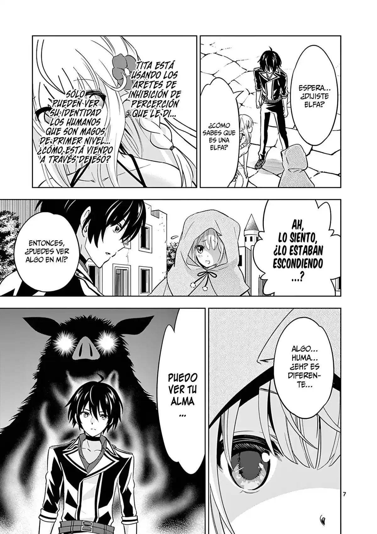 Shijou Saikyou Orc-san no Tanoshii Tanetsuke Harem Zukuri Capitulo 26: El Orco y la Sacerdotisa de la Espada. página 9