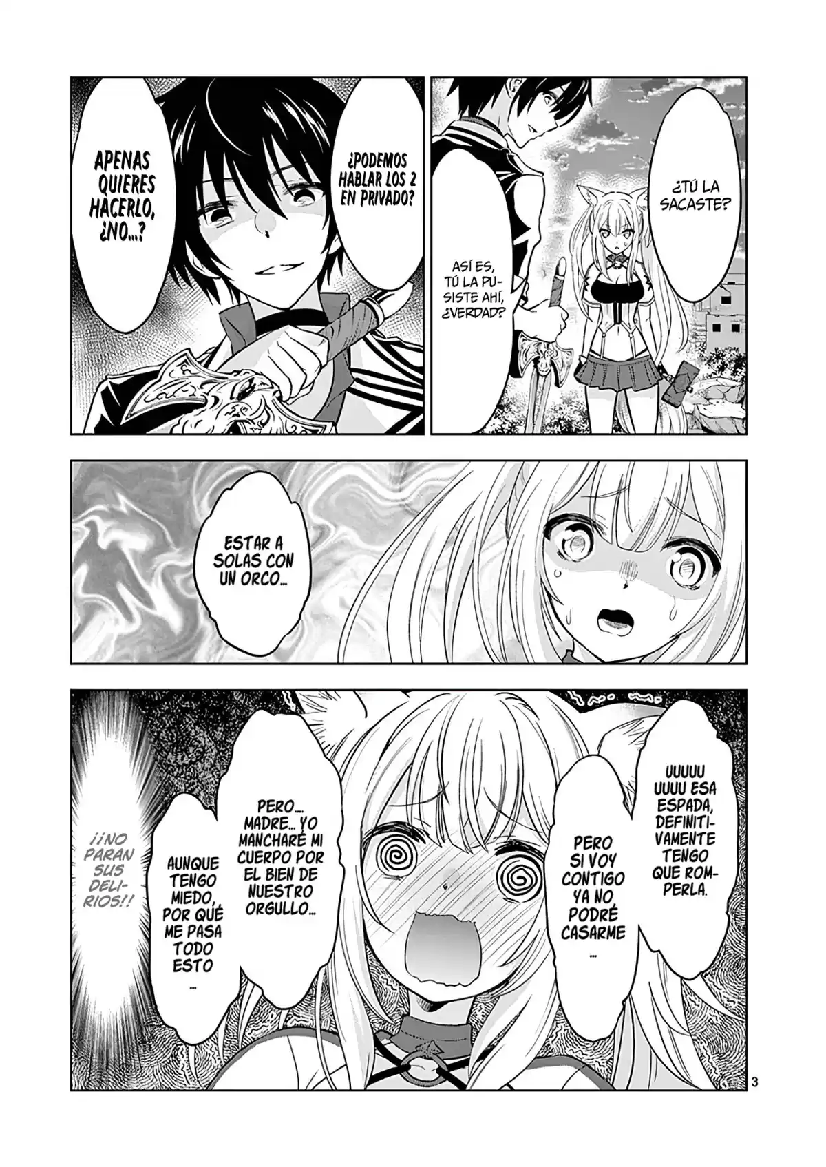 Shijou Saikyou Orc-san no Tanoshii Tanetsuke Harem Zukuri Capitulo 29: La Clase del Orco. página 5