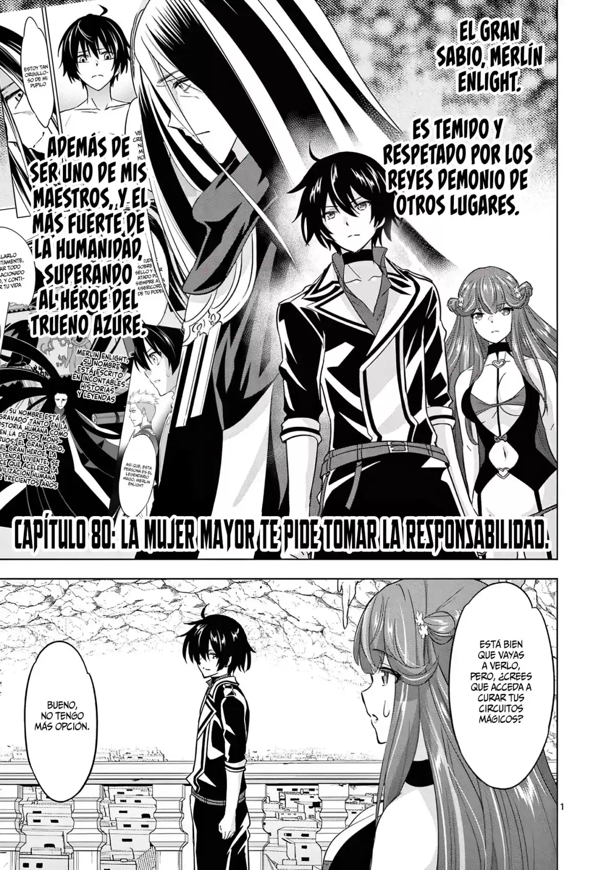 Shijou Saikyou Orc-san no Tanoshii Tanetsuke Harem Zukuri Capitulo 80: La Mujer Mayor te pide tomar la Responsabilidad. página 4