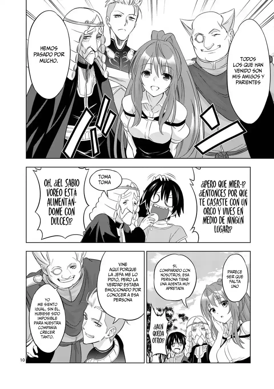 Shijou Saikyou Orc-san no Tanoshii Tanetsuke Harem Zukuri Capitulo 3: Los Mejores Maestros, Reunidos. página 12