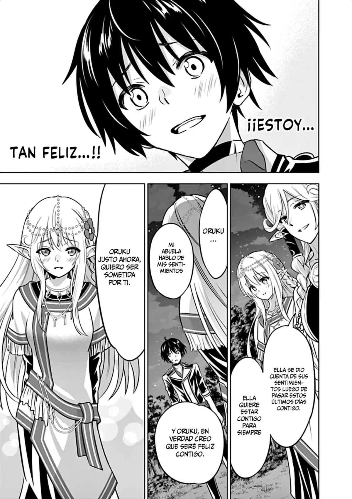 Shijou Saikyou Orc-san no Tanoshii Tanetsuke Harem Zukuri Capitulo 17: Ser con una o Ser con muchas… he ahí el dilema. página 5