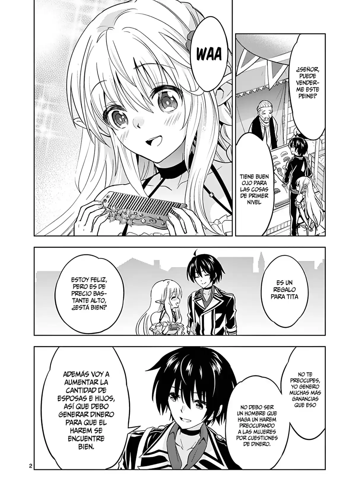 Shijou Saikyou Orc-san no Tanoshii Tanetsuke Harem Zukuri Capitulo 25: El Orco y el Pueblo página 4