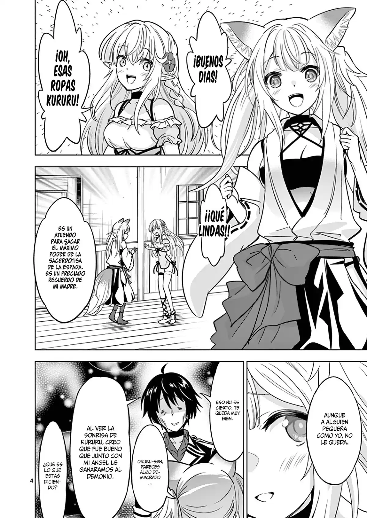 Shijou Saikyou Orc-san no Tanoshii Tanetsuke Harem Zukuri Capitulo 37: El Orco y la Ropa Formal de Kururu. página 5