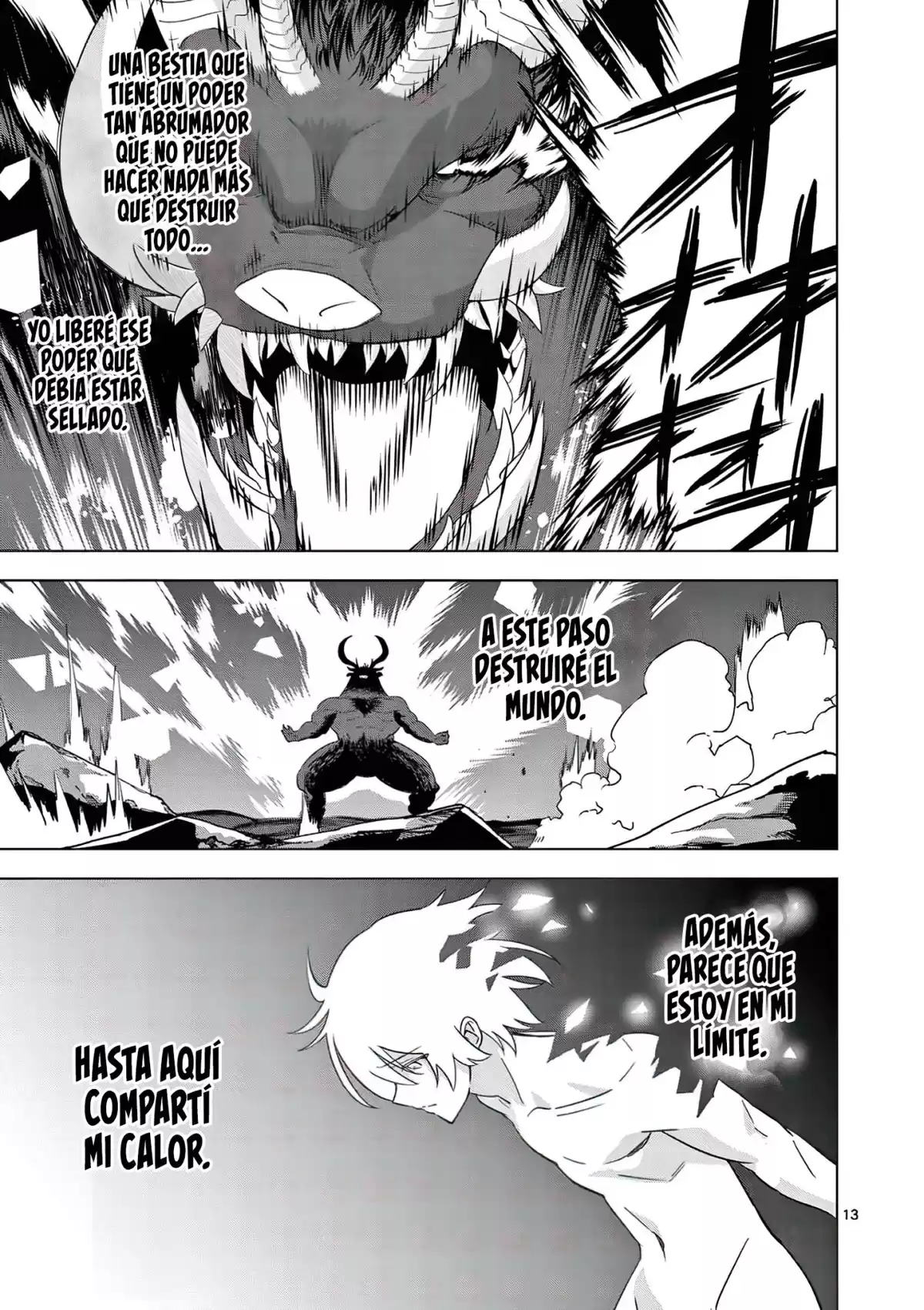 Shijou Saikyou Orc-san no Tanoshii Tanetsuke Harem Zukuri Capitulo 77: El Verdadero Monstruo. página 16