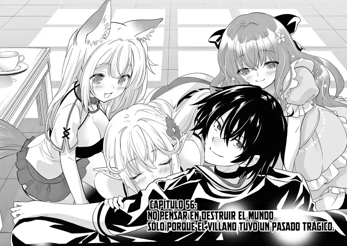 Shijou Saikyou Orc-san no Tanoshii Tanetsuke Harem Zukuri Capitulo 56: No pensar en destruir el mundo sólo porque el villano tuvo pasado trágico. página 5