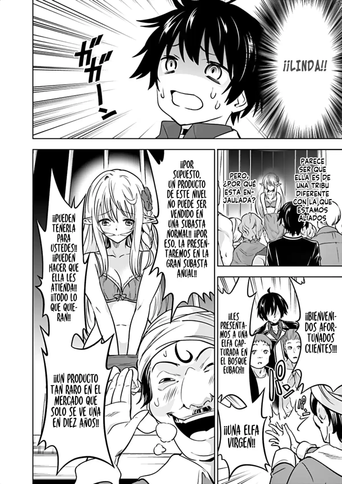 Shijou Saikyou Orc-san no Tanoshii Tanetsuke Harem Zukuri Capitulo 10: ¡Elfa, te elijo a ti! página 5