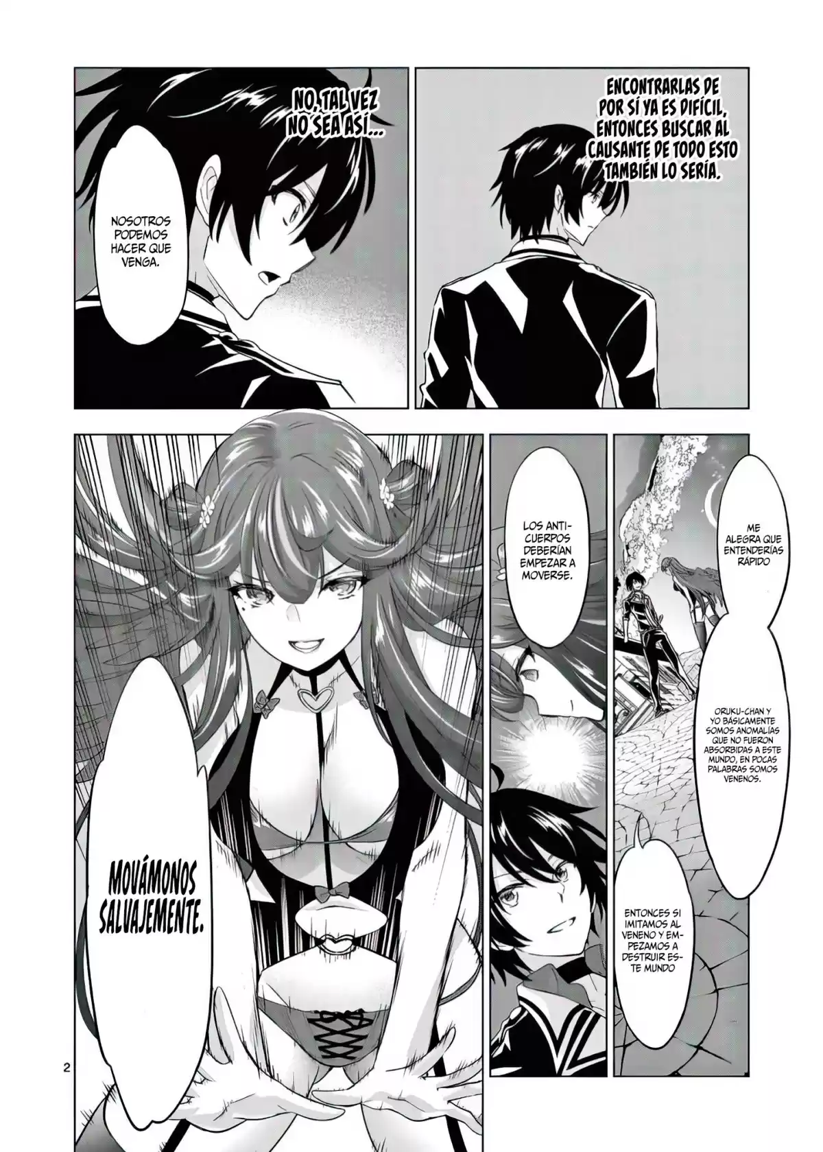 Shijou Saikyou Orc-san no Tanoshii Tanetsuke Harem Zukuri Capitulo 74: Lo que más odio es a los hombres que enfrentan al jefe final arrogantemente con poca información. página 5