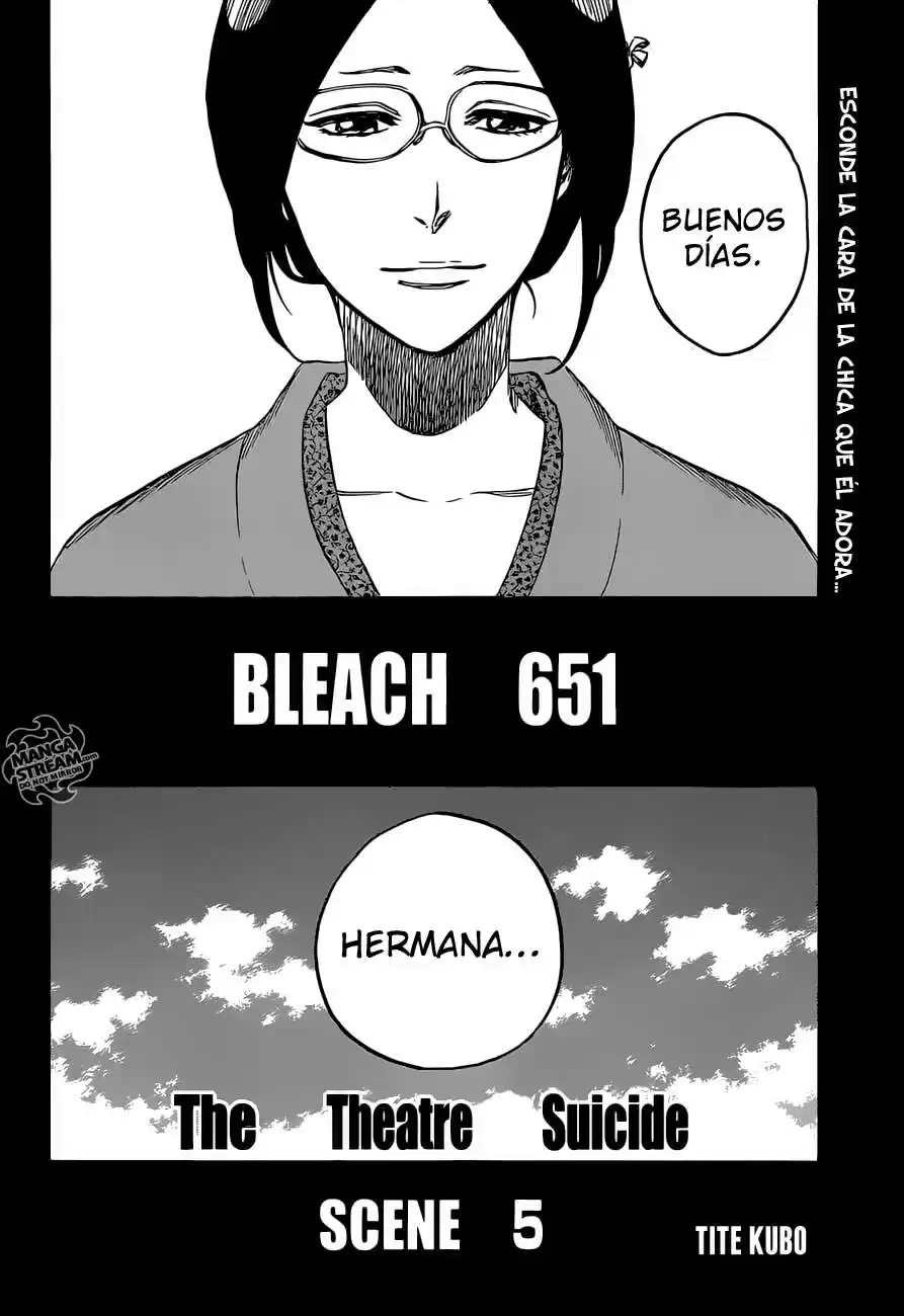 Bleach Capitulo 651: The Theatre Suicide - Escene 5 página 3