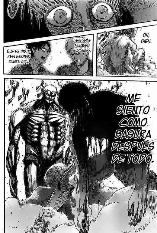 Shingeki no Kyojin Capitulo 44: Arroja, golpea, somete página 10