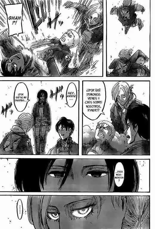 Shingeki no Kyojin Capitulo 44: Arroja, golpea, somete página 5