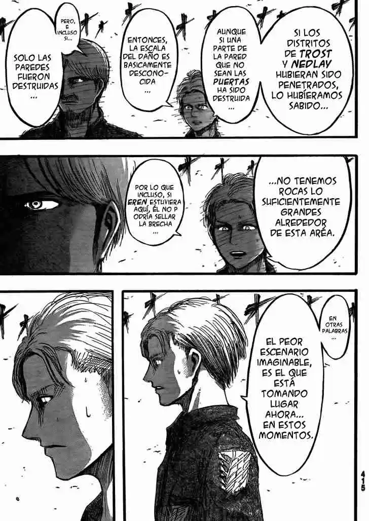 Shingeki no Kyojin Capitulo 35: El Titán Bestia página 7