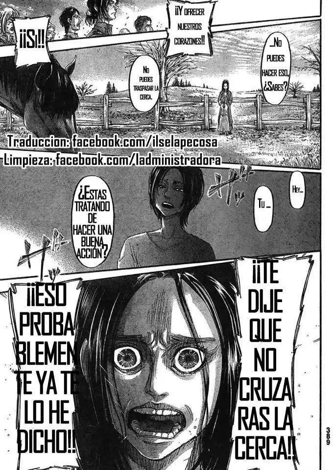 Shingeki no Kyojin Capitulo 66: Deseos página 3