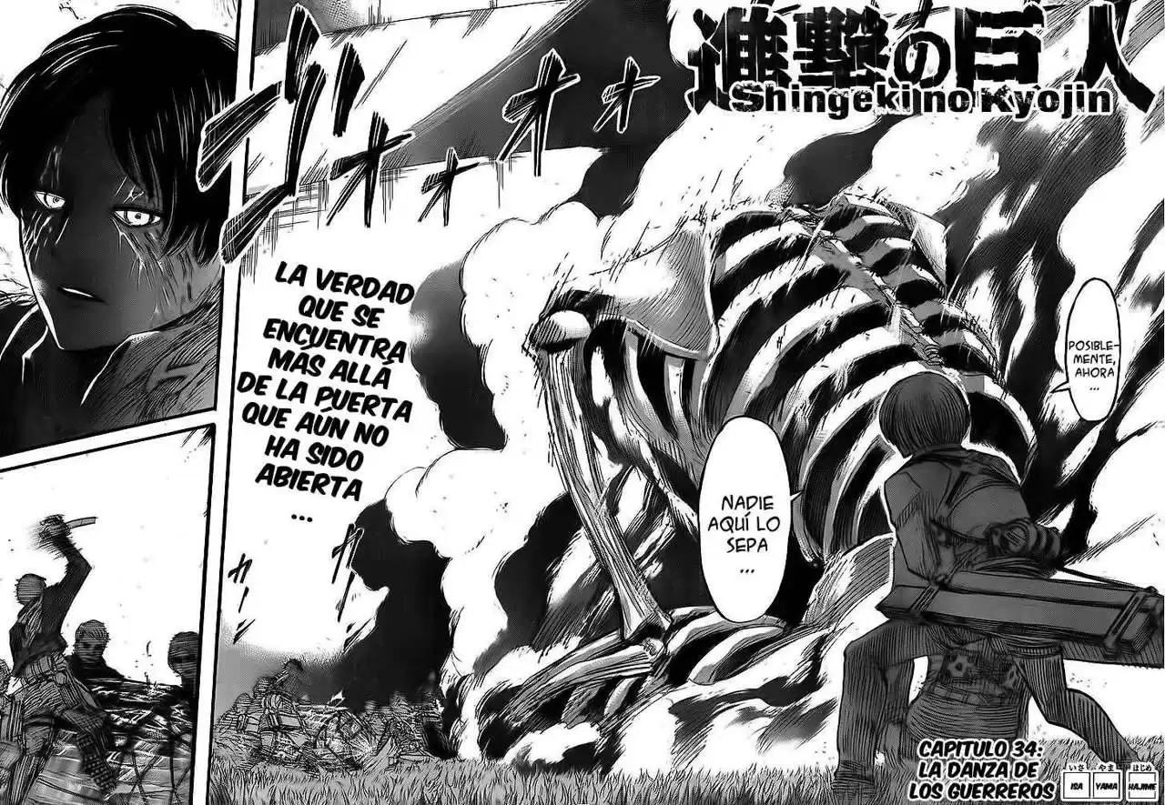 Shingeki no Kyojin Capitulo 34: La danza del guerrero página 2