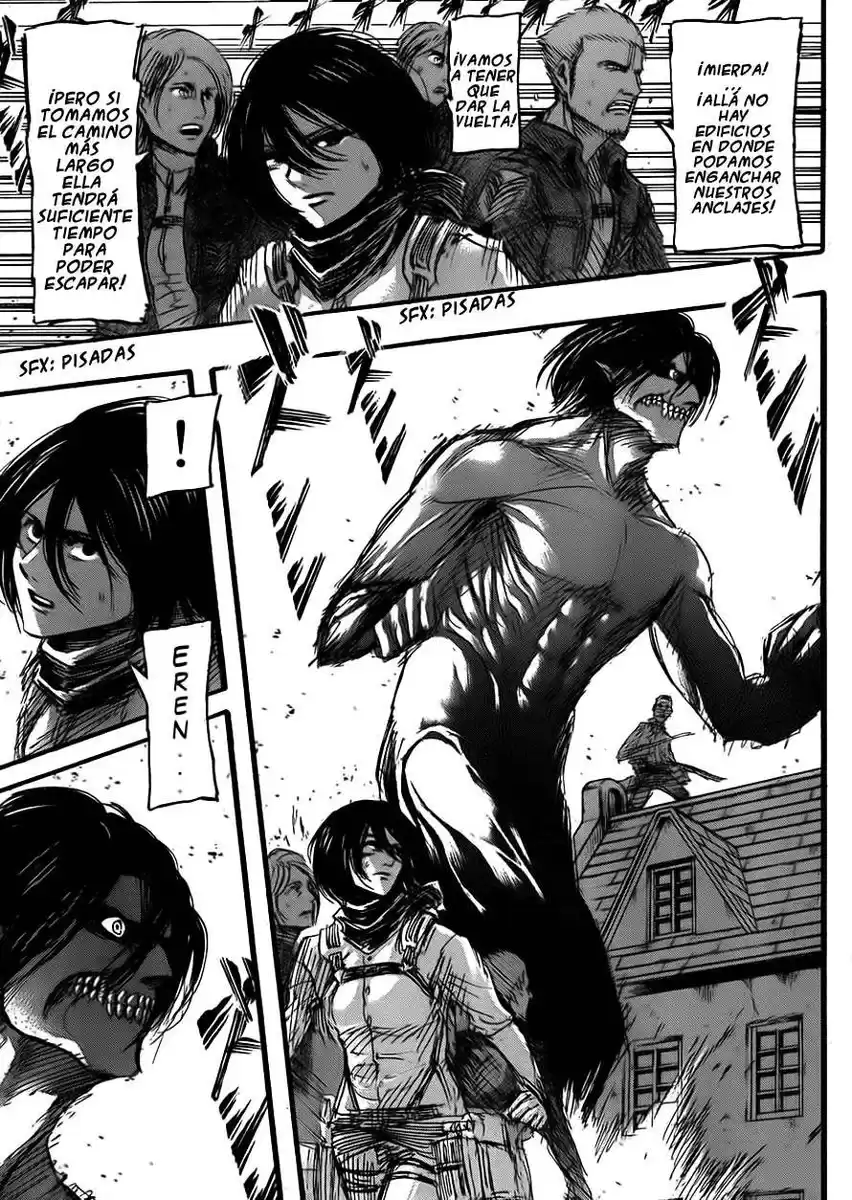 Shingeki no Kyojin Capitulo 33: La muralla página 14