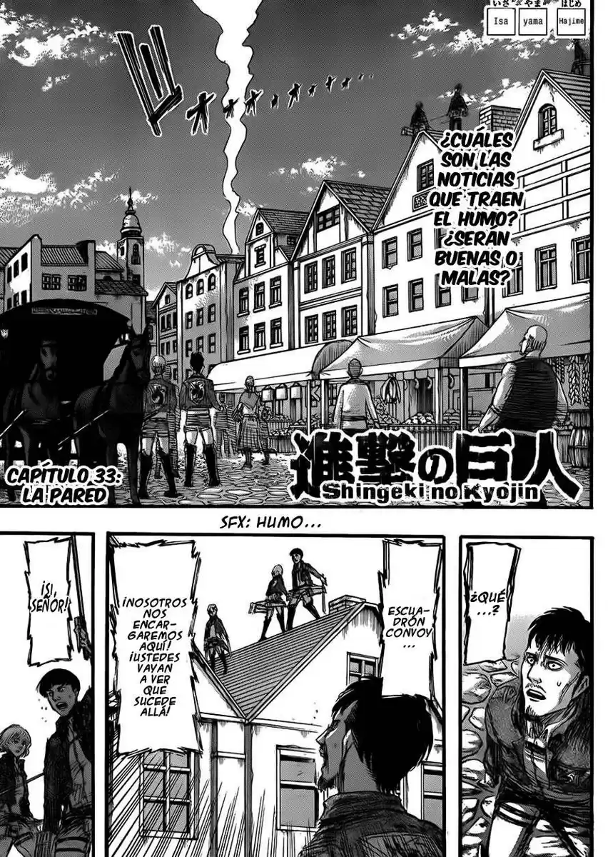 Shingeki no Kyojin Capitulo 33: La muralla página 2