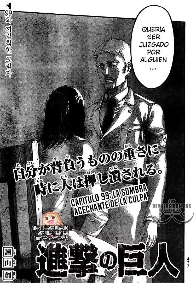 Shingeki no Kyojin Capitulo 99: LA SOMBRA ACECHANTE DE LA CULPA página 4